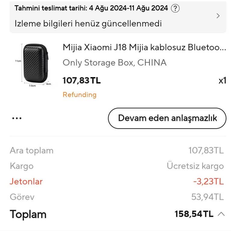 7 Aydır Teslim Edilmeyen Sipariş Ve İade Sorunu