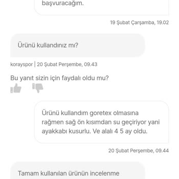 Ayakkabı İadesinde Yaşanan Sorun Ve Müşteri Hizmetleri Deneyimi