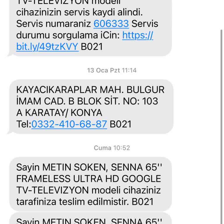 Televizyon Servisinde Bitmeyen Sorunlar