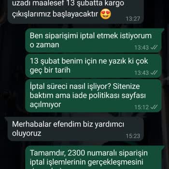 Geciken Para İadesi Ve Müşteri Mağduriyeti