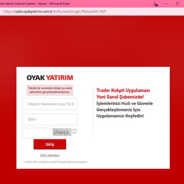 Sürekli Mağduriyet: OYAK Yatırım Erişim Sorunu