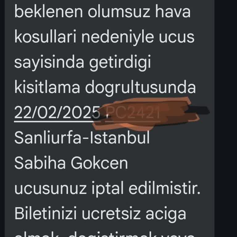 İptal Edilen Uçuşun Para İadesi Mağduriyeti