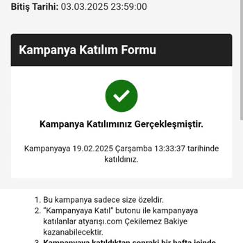 Atyarisi.com Yanıltıcı Kampanya Ve Yetersiz Müşteri Hizmetleri!