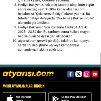 Atyarisi.com Yanıltıcı Kampanya Ve Yetersiz Müşteri Hizmetleri!
