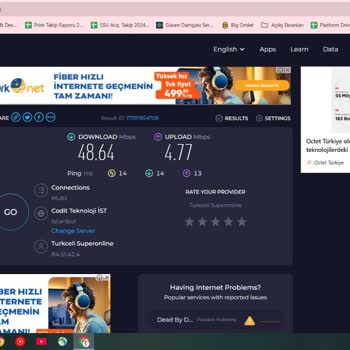 İnternet Hızında Taahhüt Edilen Seviyeye Ulaşamama