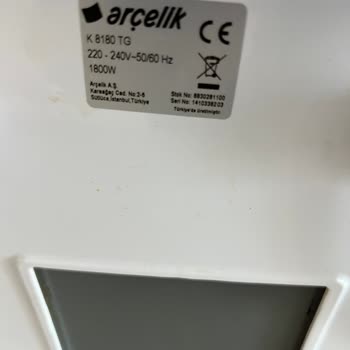 Arçelik K8180 TG Izgara Sorunu Ve Yedek Parça Sıkıntısı
