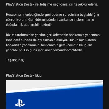 PlayStation İade Sürecinde Mağduriyet