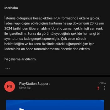 PlayStation İade Sürecinde Mağduriyet