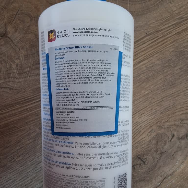 Bioderma Atoderm Ürününde QR Kod Eksikliği!