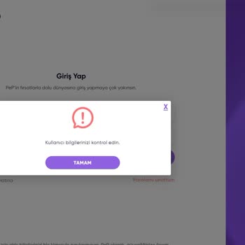 Pep Hesabına Erişim Sorunu Ve Yetersiz Müşteri Hizmetleri