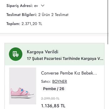 Boyner Ve Kargo Firması Arasında Kaybolan Ayakkabı