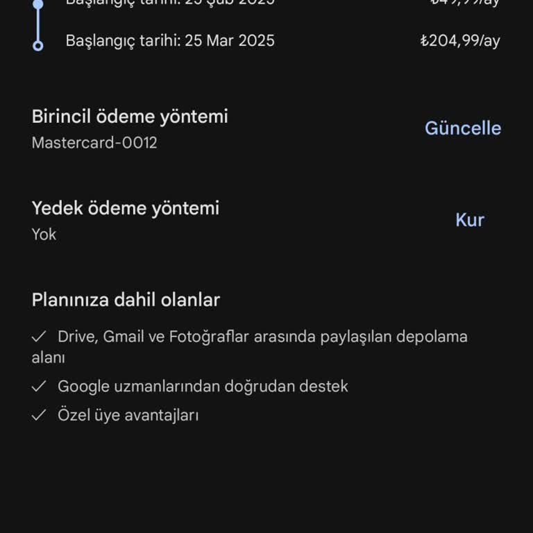 Google One Üyeliğinde Şok Edici Fiyat Artışı