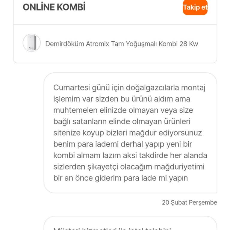 Kombim Gelmedi, Mağduriyetim Artıyor