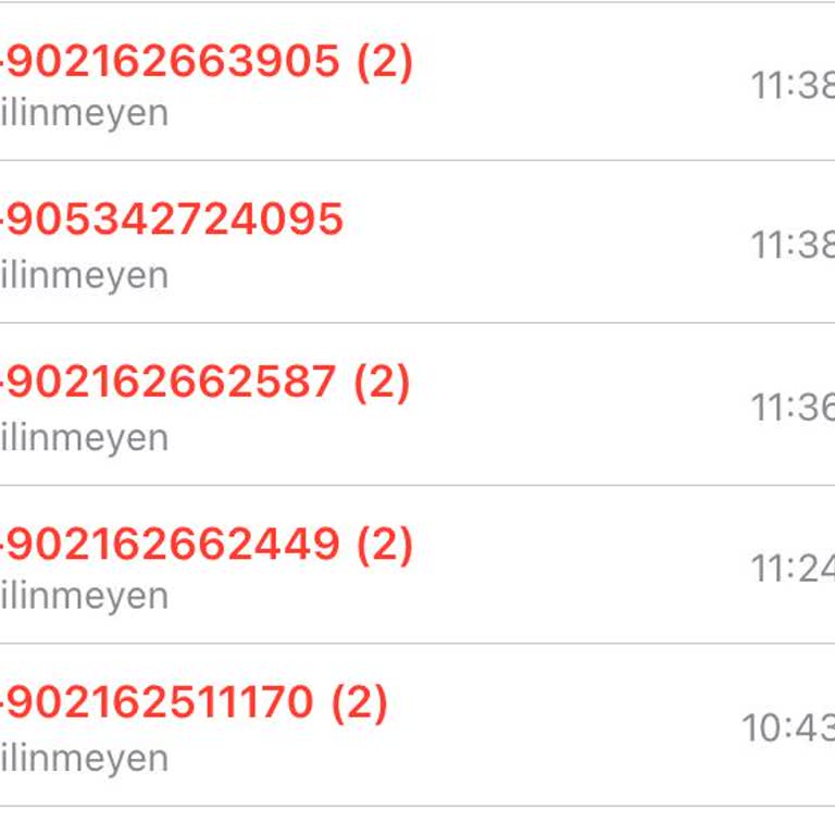 Sürekli Aramalarla Rahatsız Edilme