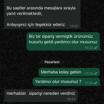 Kırık Ürün Ve Yetersiz Müşteri Hizmeti