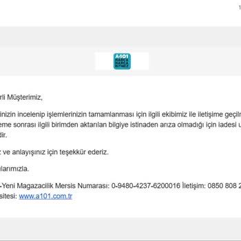 A101 İade Sürecinde Yaşanan Sorunlar Ve Gecikmeler