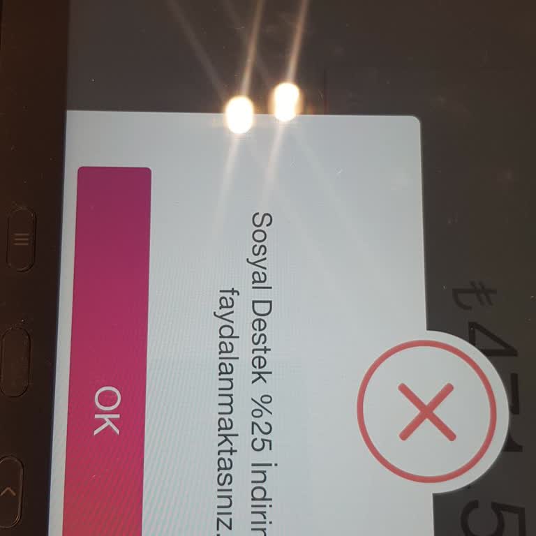 Vodafone Sosyal Destek İndirimi Sorunu