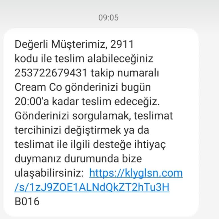 Kargom Teslim Edilmedi, Bilgilendirilmedim!