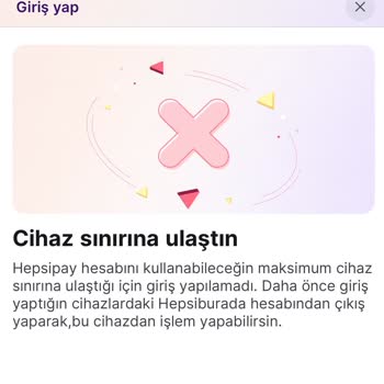 Hepsipay Uygulamasında Cihaz Sınırı Problemi