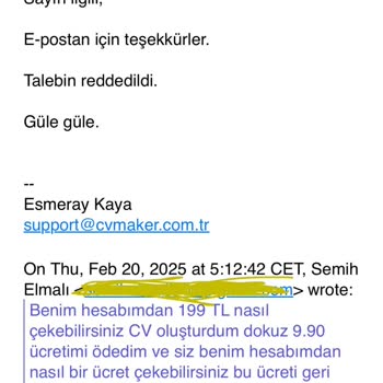 Yetkisiz Para Çekimi Ve İlgisiz Müşteri Hizmeti