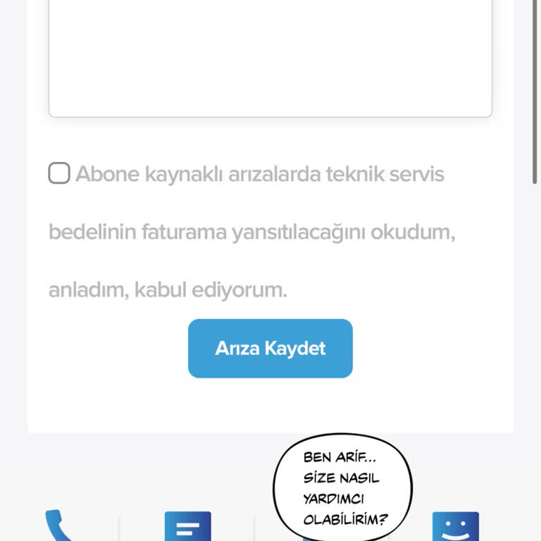 Arıza Kaydı Ücretlendirme Sorunu