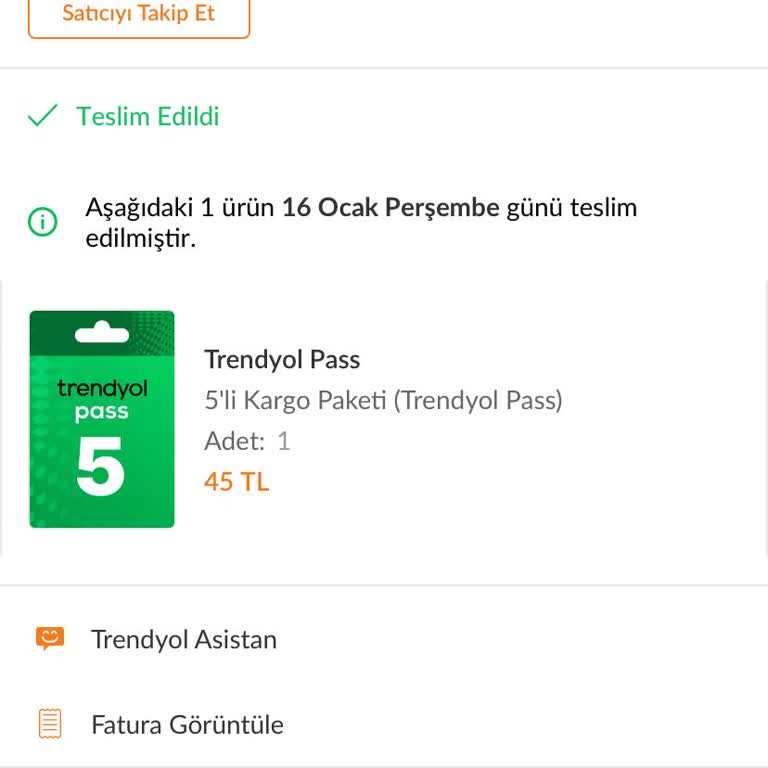 Trendyol Pass Paketinde Yanıltıcı Bilgilendirme