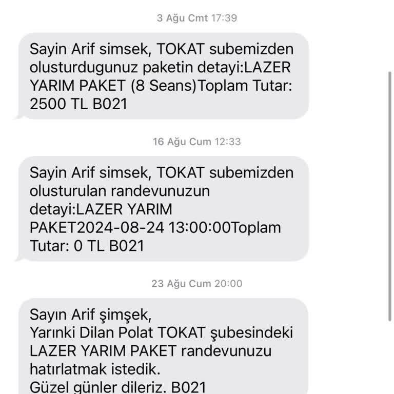Lazer Tedavisi Mağduriyeti Ve Ücret İadesi Talebi