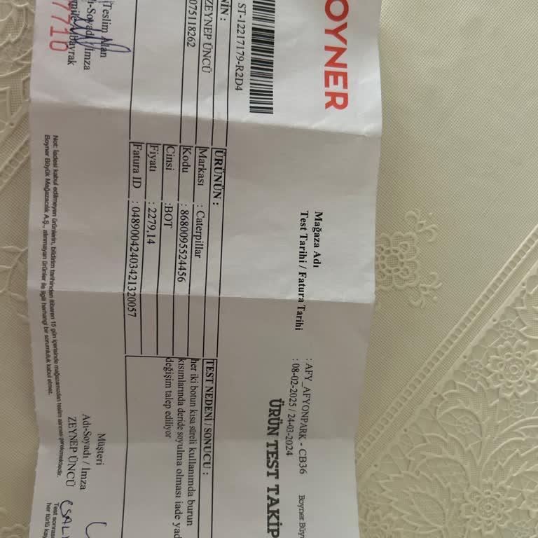 Cat Botların Yüzeyi Soyuluyor, İade Süreci Belirsiz