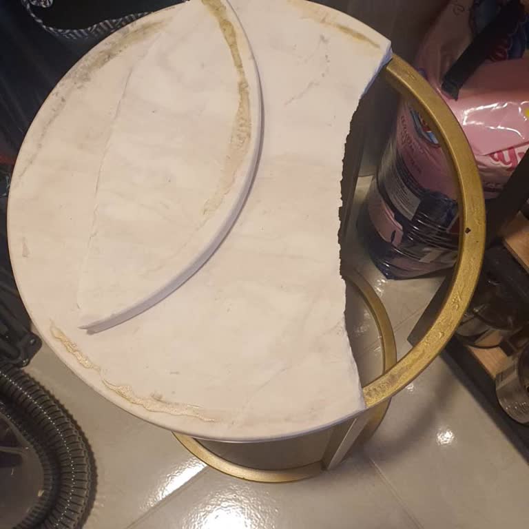 Zigon Sehpa Mermer Kırığı Ve Ulaşılamayan Firma