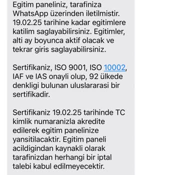 Danışmanlık Firmasında Yaşanan Sertifika Sorunları