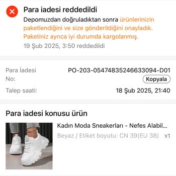 Eksik Ürünler Ve Çözülmeyen Mağduriyet