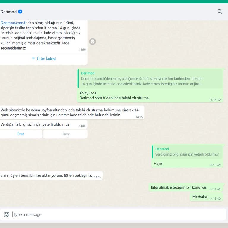 İade Sürecinde Bilgi Eksikliği Ve İletişim Sorunları
