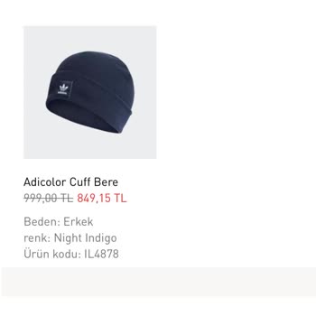 Adidas Bere: Kısa Sürede Tiftiklenme Sorunu