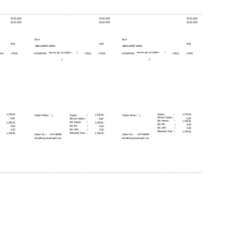 Faturasız Ürün Ve Yetersiz Müşteri Hizmeti