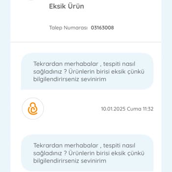 Eksik Ürün Teslimatı Ve Yetersiz Müşteri Hizmetleri