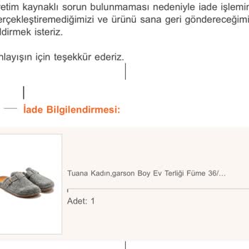 Twigy Terlikte Hızlı Deformasyon Sorunu