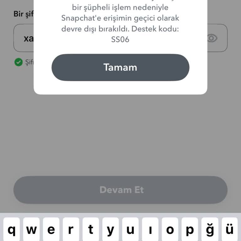 Snapchat Banı İle Mağduriyet Yaşıyorum