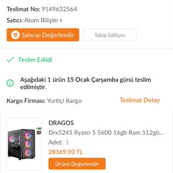 Bilgisayar İadesinde Sorun Ve İletişimsizlik