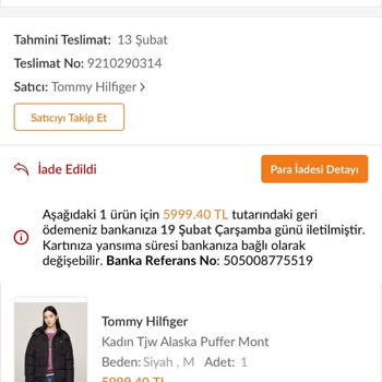 Trendyol'da Kaybolan Montumun Peşindeyim