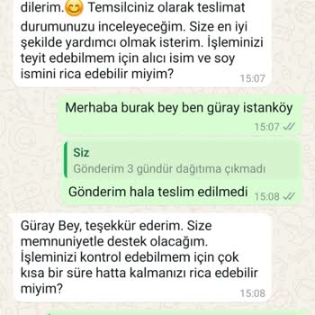 Hepsijet Kargo Teslimat Gecikmesi Ve İletişim Sorunu