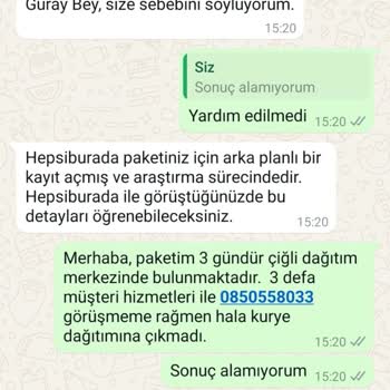 Hepsijet Kargo Teslimat Gecikmesi Ve İletişim Sorunu