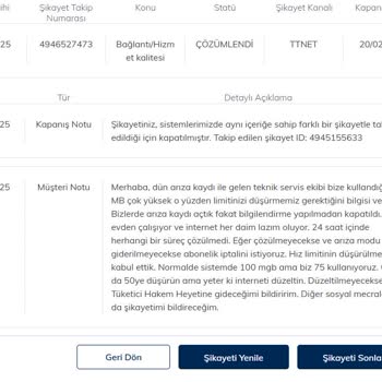 Türk Telekom'un İnternet Hızı Ve İptal Ücreti Sorunu