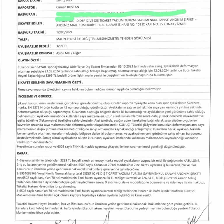 Ayakkabı Değişiminde Yaşanan Sorunlar Ve Mağaza Tutumu