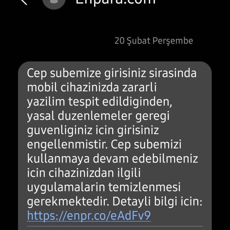 Enpara Mobil Giriş Sorunu Ve Güvenlik Uyarısı