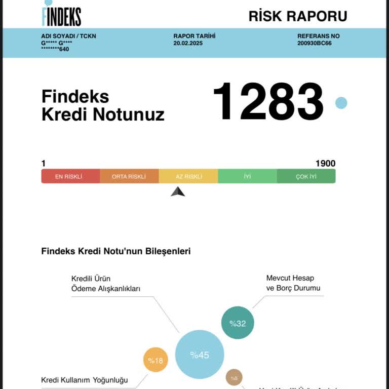 Findeks Kredi Skoru Sorunu