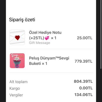 Peluş Dünyam'dan Sipariş Ettiğim Ürün Hala Gelmedi
