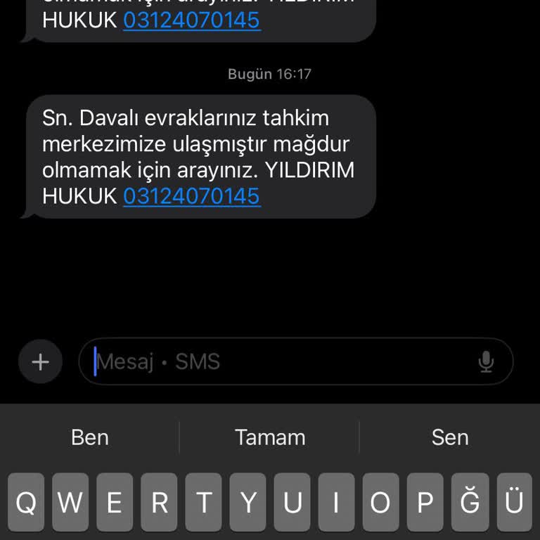 Sürekli Gelen Mesajlarla Hukuk Bürosu Bilmece