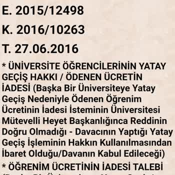 Avrasya Üniversitesi Ücret İadesi Sorunu