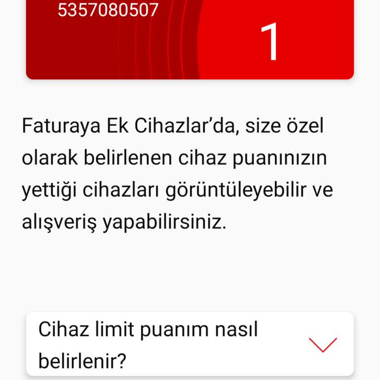 Yüksek Puanla Cihaz Alamama Sorunu