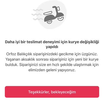 Yemek Siparişimde Gecikme Ve İptal Sorunu